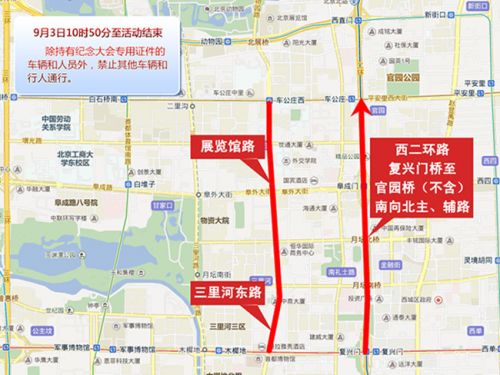 关于中国人民抗日战争暨世界反法西斯战争胜利70周年纪念大会的交通管制通告