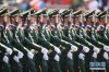 武警部队抗战英模部队方队接受检阅 阅兵现场高清组图