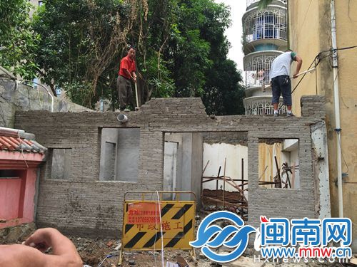 违建的“会所”被拆除