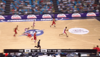 2015亚锦赛-中国男篮VS新加坡首战精彩五佳球