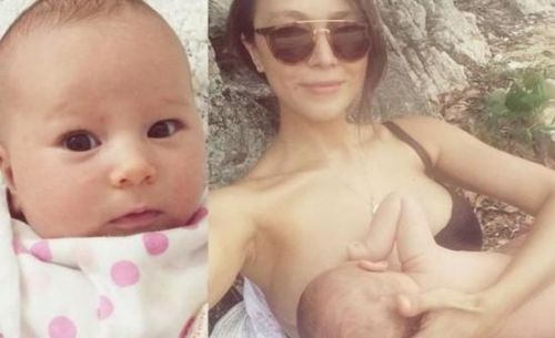 名模 Cara G 谈喂母乳趣事:电梯里喷别人一身奶