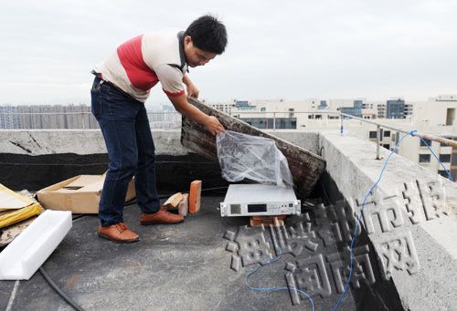 黑广播设在小区天台，危害居民健康