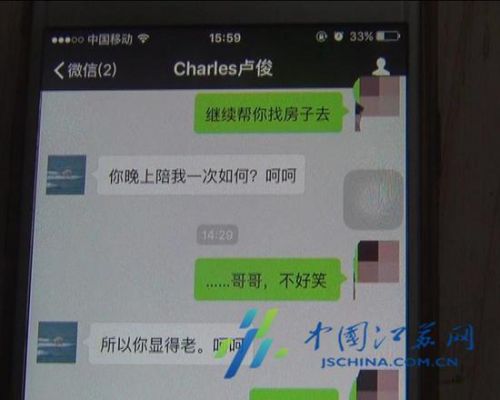 男租客调戏女中介