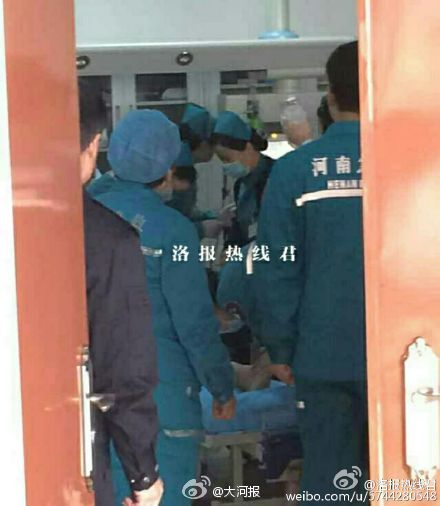 伤者被送往医院