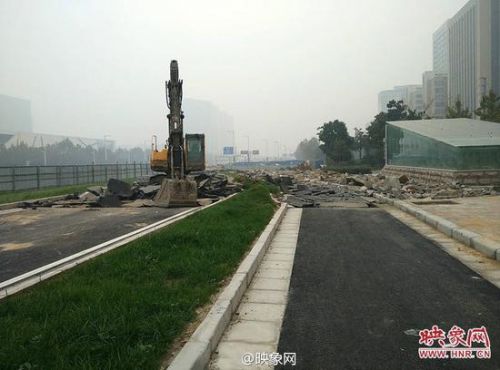 河南新修道路 通车5天后领导一句话重新开挖