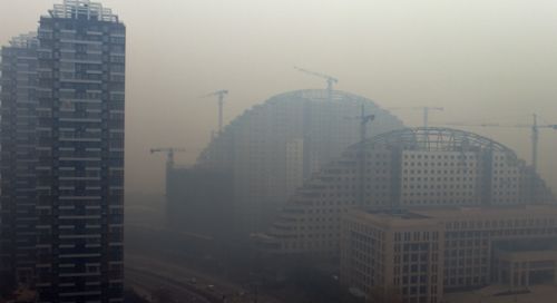 沈阳重度雾霾 图