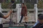 范冰冰村妇造型曝光 冯小刚新片《我叫李雪莲》拍摄现场照