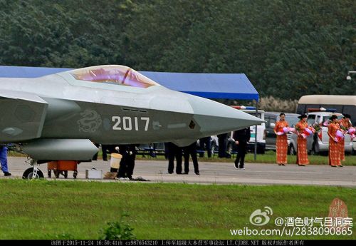 2017号的国产第四代隐形战机歼20（图片来源于网络）