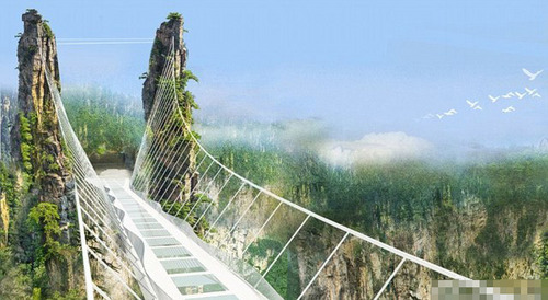 張家界大峽谷玻璃橋。