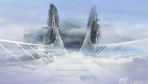 張家界大峽谷玻璃橋。