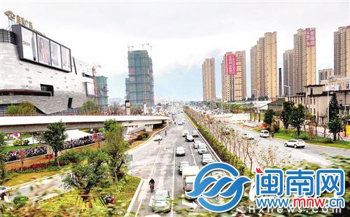 如今的化工路，新楼盘崛起