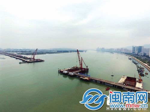 马尾大桥建成后，将大大便利自贸区和主城区之间的交通