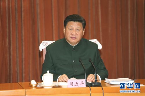 这是习近平发表重要讲话。新华社记者李刚摄