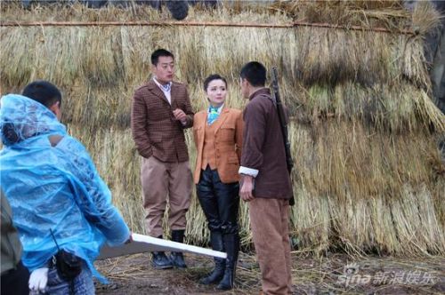 《红色护卫》拍摄现场