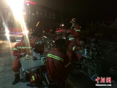 救援现场资料图。李帅 摄