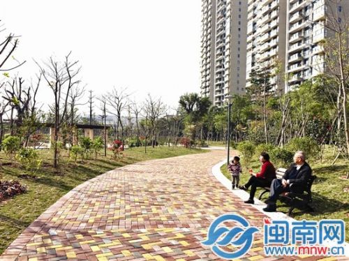 种上植物，重新铺路成了社区公园