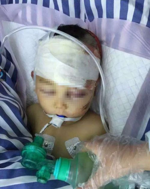 继父用砖头砸死一双幼子