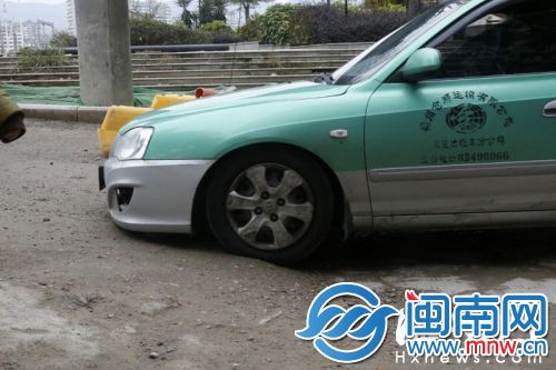 福州站前路有落差，易刮到车辆底盘
