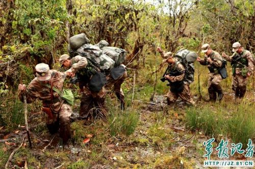 春节期间，西藏边防某团官兵又一次踏上风雪巡逻路。钻密林、攀危崖、淌沼泽、涉冰河、过塌方，巡逻官兵不畏艰险，忠诚履行神圣使命，用实际行动表达了“绝不把领土守小了，绝不把主权守丢了”的决心，确保边防安全稳定。官兵在巡逻路上向祖国人民拜年，请祖国人民放心。（马军、王涛）