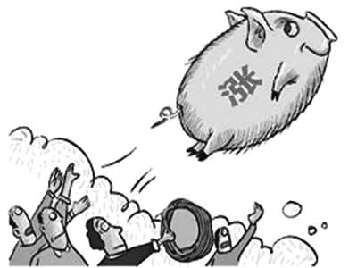 　　部分地区猪肉价格创新高