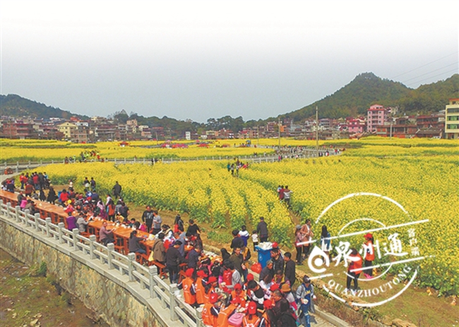 洛江虹山油菜花迷人眼 53道乡土本色菜惹人馋