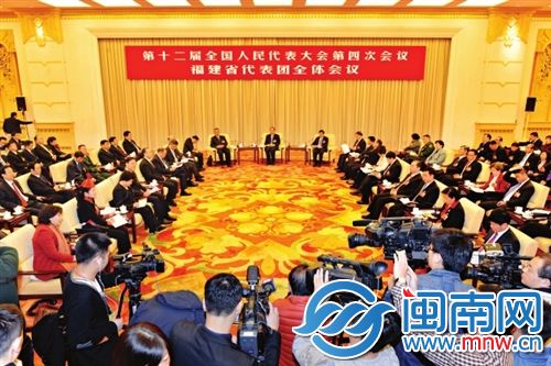 福建团开放日,吸引了海内外130多名记者到场