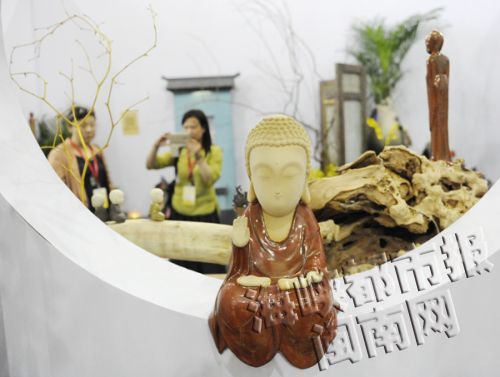 禅艺展区意境十足，引人拍照