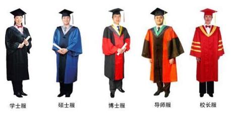 学士服上的衬带有什么讲究?黑色蓝色红色金色