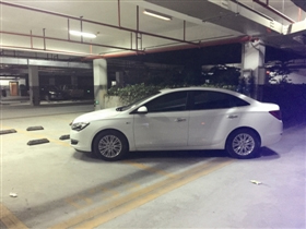 一輛車霸占了三個停車位