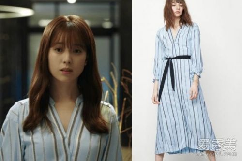 韩孝周《w两个世界》穿搭术 清新有气质 韩剧女主角服装搭配