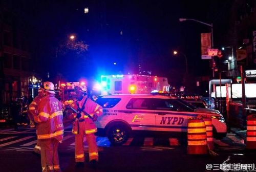 纽约 曼哈顿爆炸 现场图片:数百人已经撤离现场
