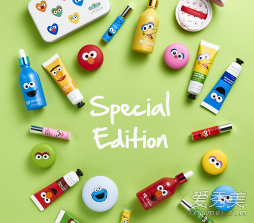 芝麻街水果味彩妆 好吃又可爱