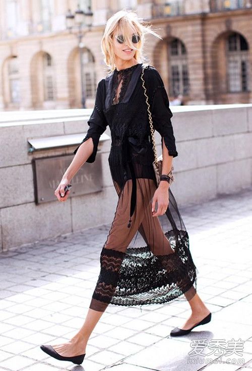 秋天就爱平底单鞋 平底鞋裙子和裤子的搭配法