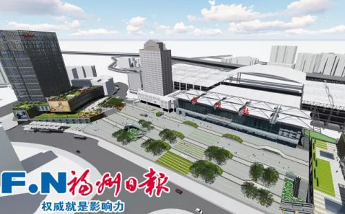 ▲未来：南广场将本土文化、特色工程、绿色休闲融合一体效果图。