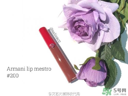 阿玛尼200是什么颜色 阿玛尼200唇釉试色效果图