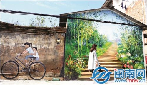 枯燥老旧的墙，也能装满一个春天