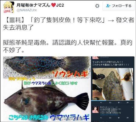 惊呆！吃鱼前晒照捡回命 内脏含有毒性五十倍于河豚