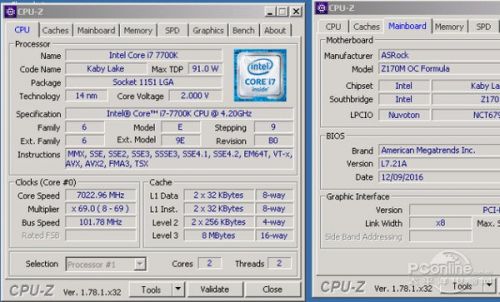 i7-7700K暴超7GHz还能跑完所有测试-闽南网