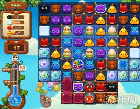 开心消消乐994关怎么过 开心消消乐994关三星通关图文解析