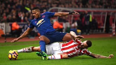 1月21日英超斯托克城vs曼联全场比赛录像