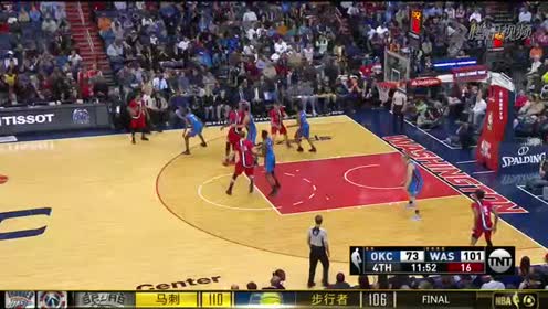 2月14日NBA常规赛奇才vs雷霆全场比赛录像