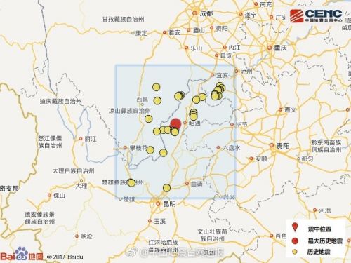 历史地震分布图