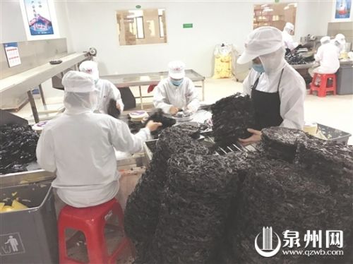 今年1-2月福建省紫菜出口额同比增长1.04倍