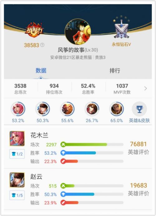 《王者荣耀》十大花木兰：寒光照铁衣的强势杀手