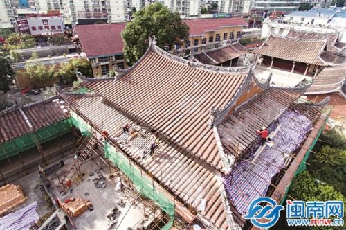 修缮中的安溪千年文庙