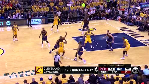 骑士大逆转步行者比赛集锦 詹姆斯41+12+13乔