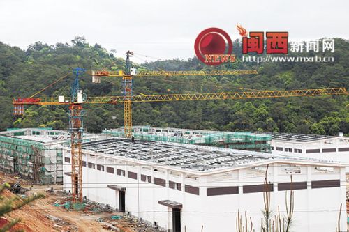 连城朋口5万吨粮食储备库项目主体工程封顶 即