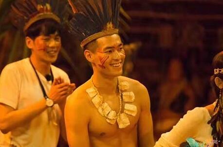 花儿与少年第四期亚马逊丛林 杨佑宁秀身材变