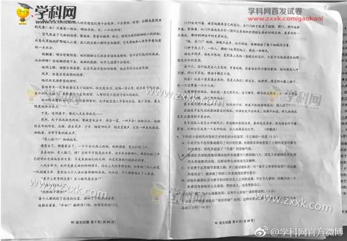 2017年高考湖南卷语文试题真题及答案(图文版