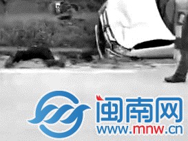 网友拍摄的画面